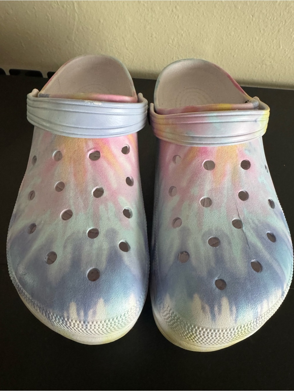 Tie-Dye Platform Clog - Pink/Yellow/Blue - Picture 6 of 8